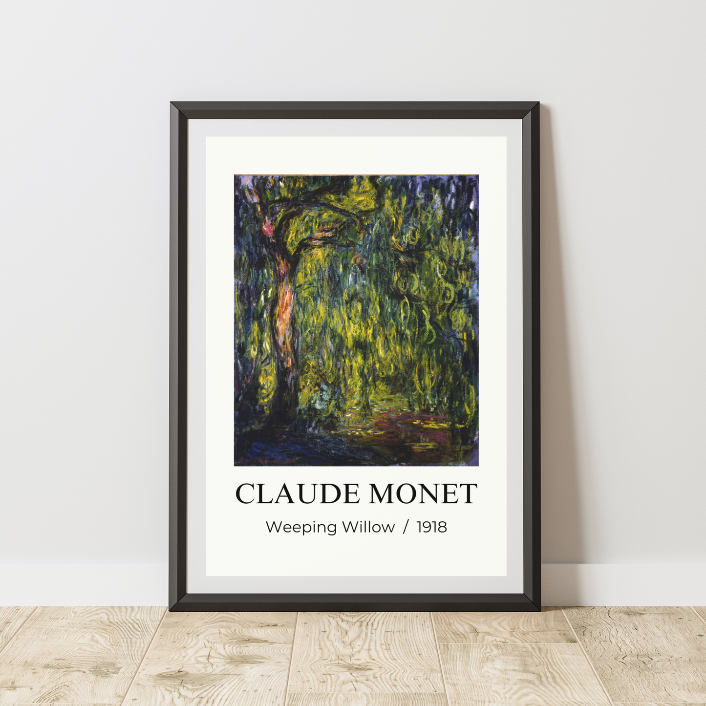 "Claude Monet Weeping Willow 1918 " Canvas Tablo Dijital Tasarım