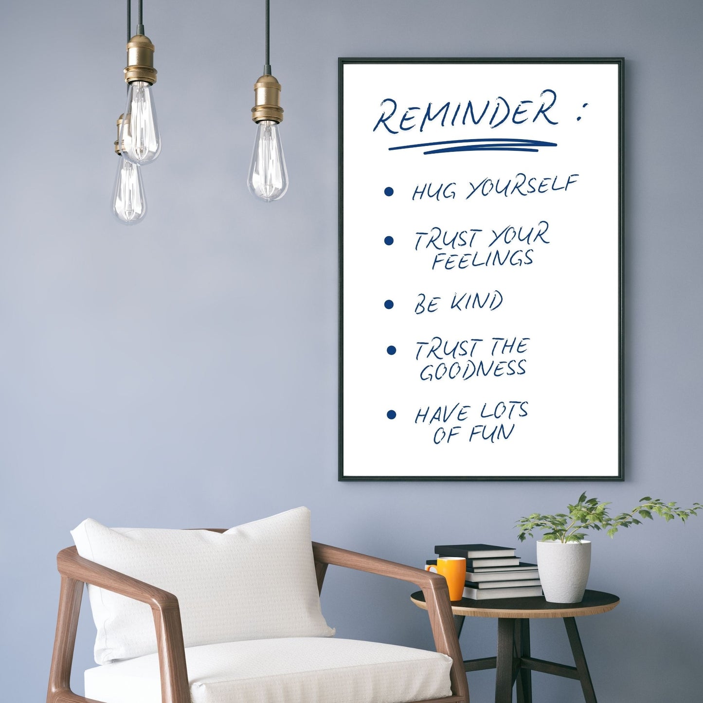 "Reminder " Canvas Tablo Dijital Tasarım