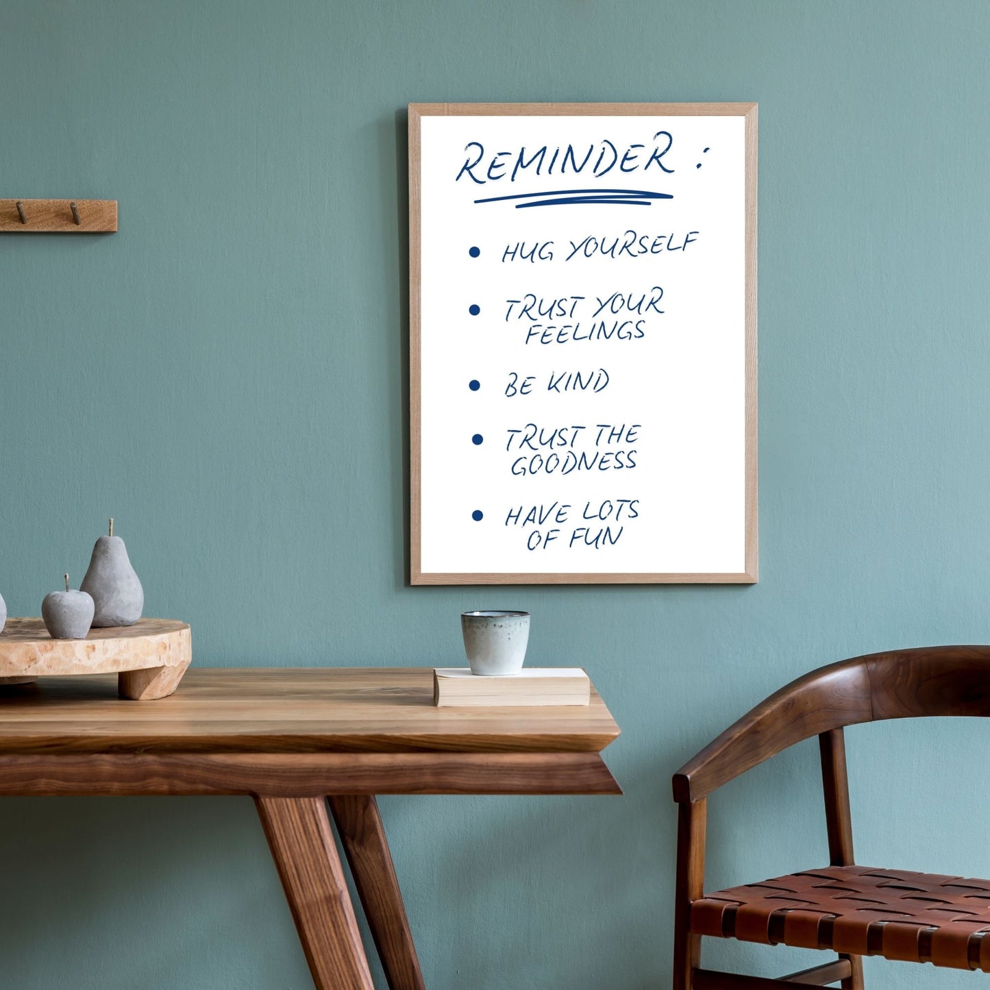 "Reminder " Canvas Tablo Dijital Tasarım